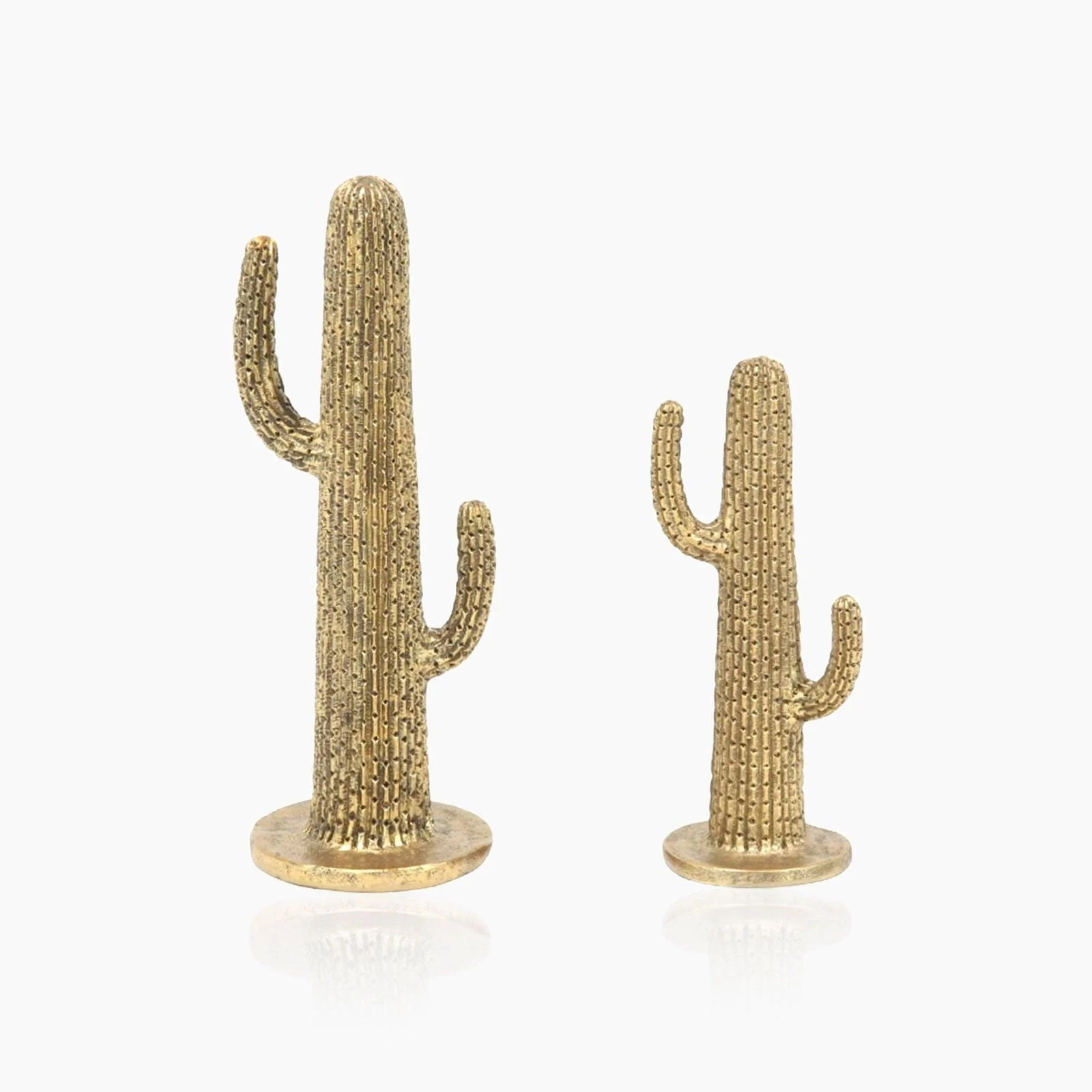 Gold_Polystone_Cactus_Sculpture_Set_-_-4196528 Gold Polystone Cactus Sculpture Set -