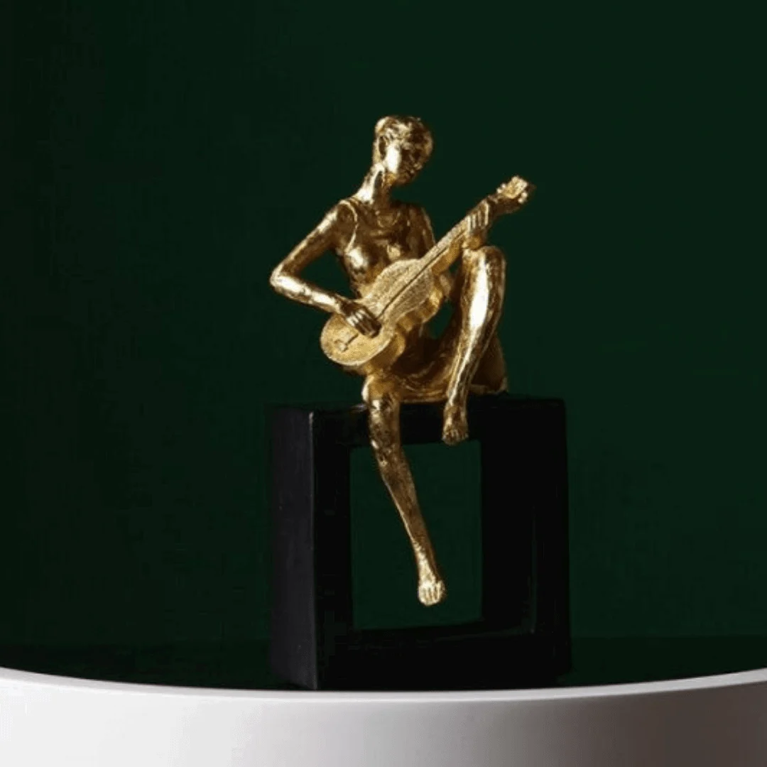 Gold_Resin_Musician_Figurines_-_-4196558 Gold Resin Musician Figurines -