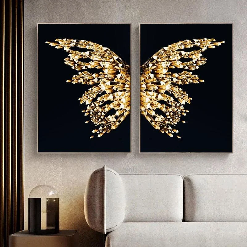 Golden Butterfly - Homeko