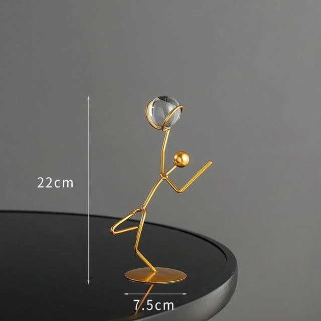GoldenIronNBAFigurines-Homeko7 Golden Iron NBA Figurines - Homeko