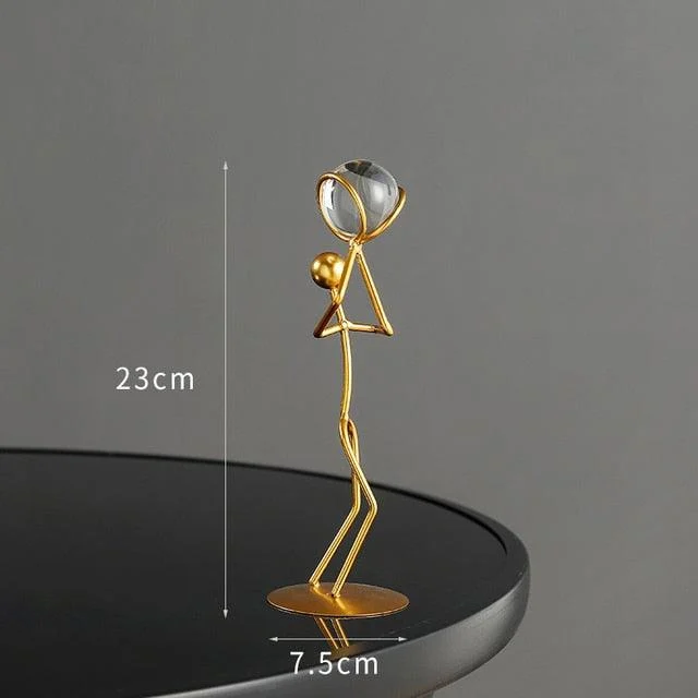 GoldenIronNBAFigurines-Homeko8 Golden Iron NBA Figurines - Homeko