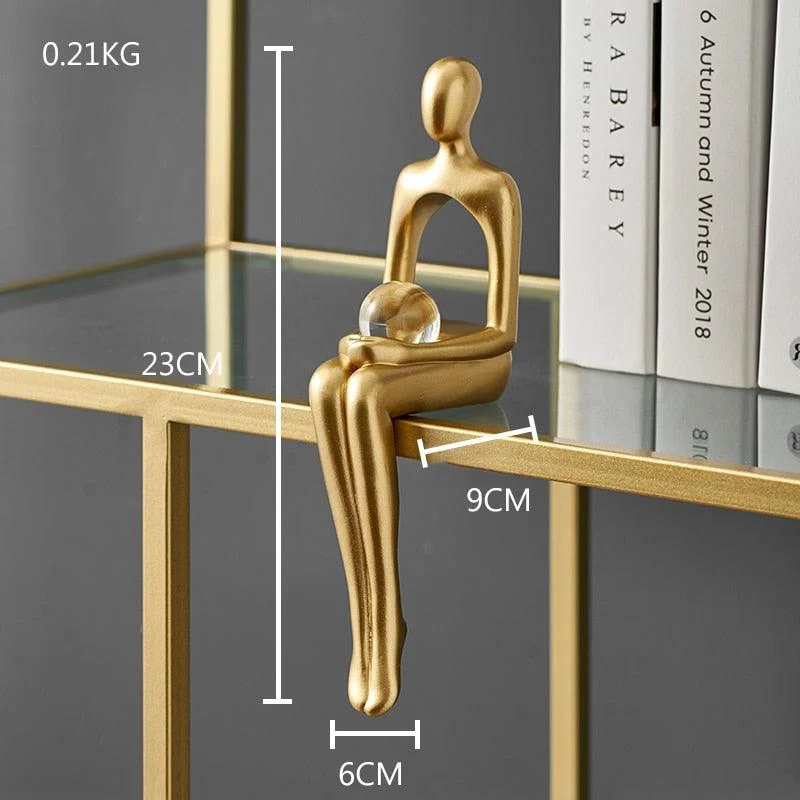 Golden_Abstract_Figurine_-_-4196633 Golden Abstract Figurine -