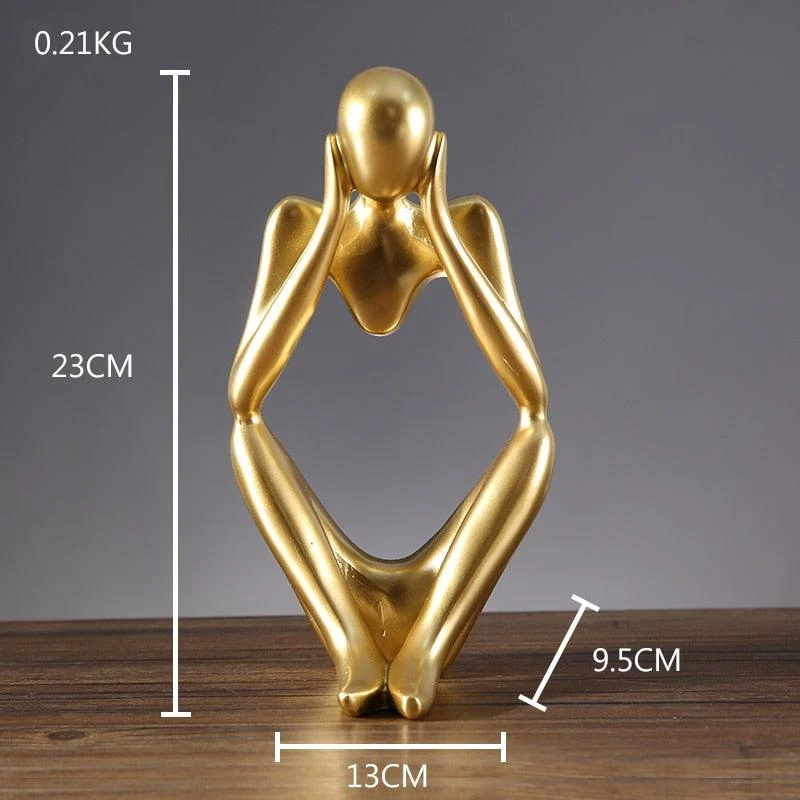Golden_Abstract_Figurine_-_-4196641 Golden Abstract Figurine -