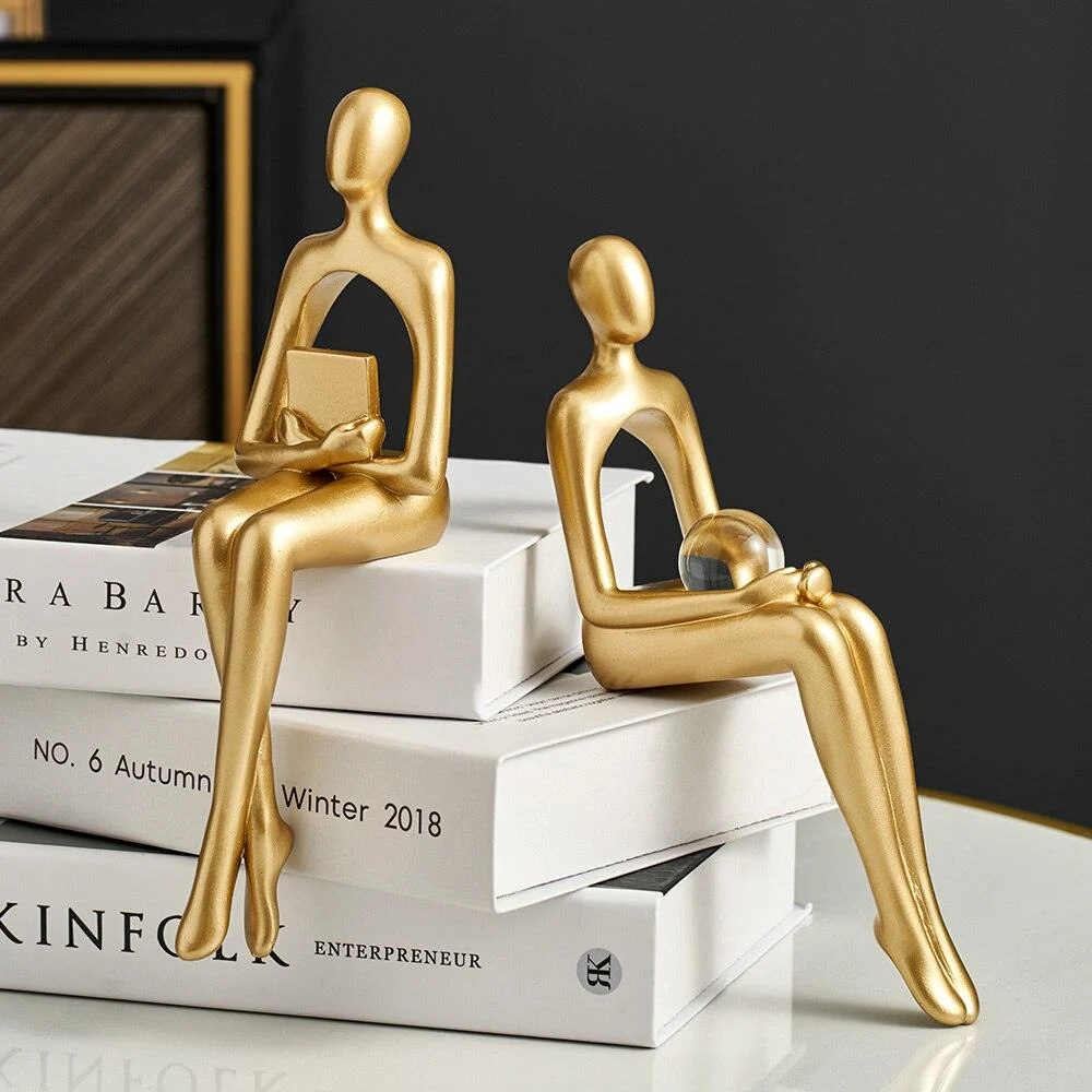 Golden_Abstract_Figurine_-_-4196644 Golden Abstract Figurine -
