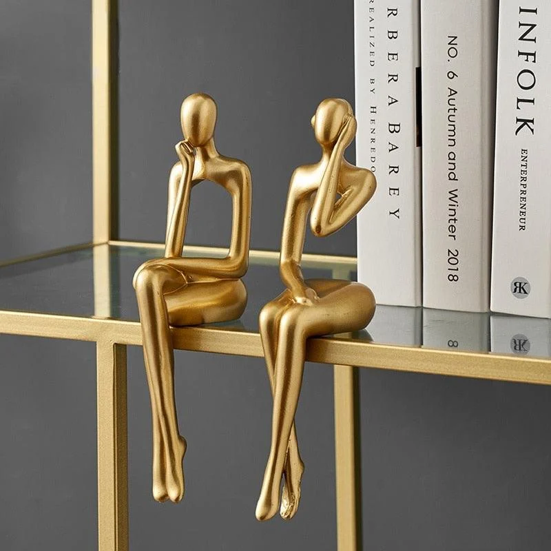 Golden_Abstract_Figurine_-_-4196647 Golden Abstract Figurine -