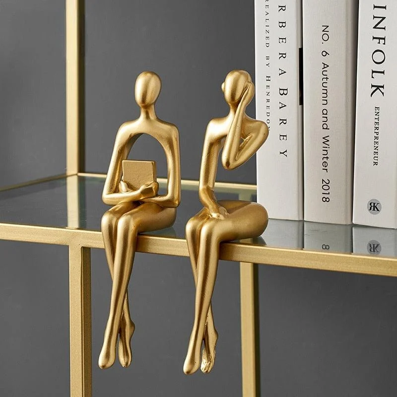 Golden_Abstract_Figurine_-_-4196650 Golden Abstract Figurine -