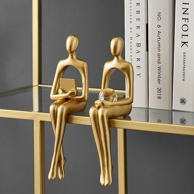 Golden_Abstract_Figurine_-_-4196656 Golden Abstract Figurine -
