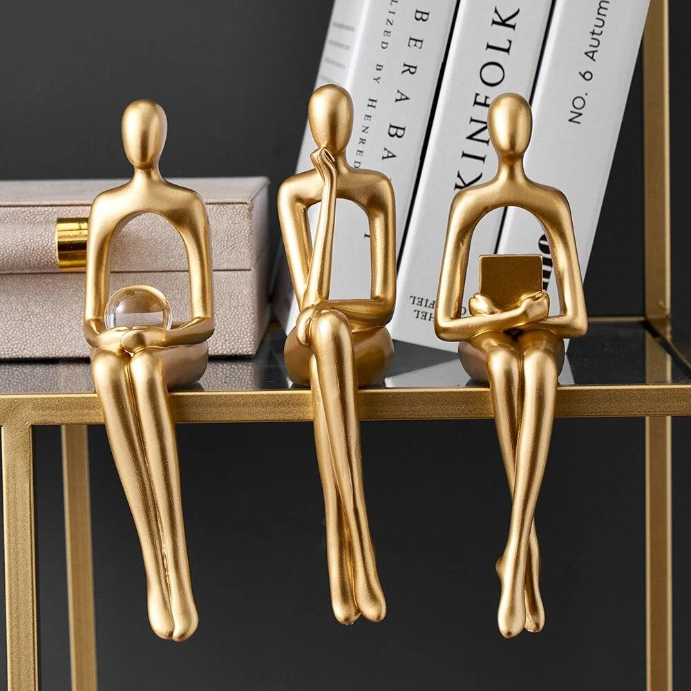 Golden_Abstract_Figurine_-_-4196658 Golden Abstract Figurine -