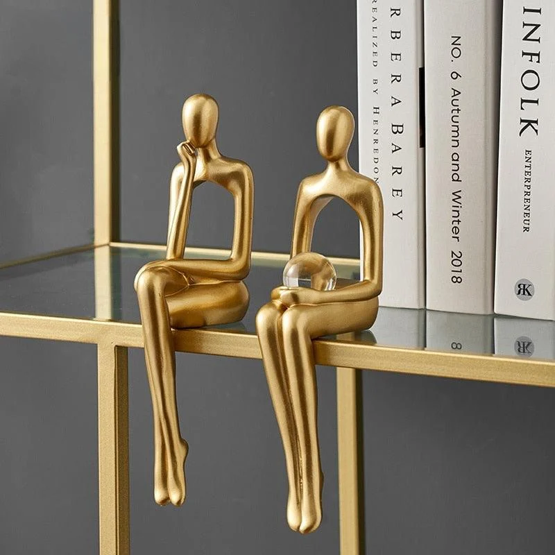 Golden_Abstract_Figurine_-_-4196666 Golden Abstract Figurine -