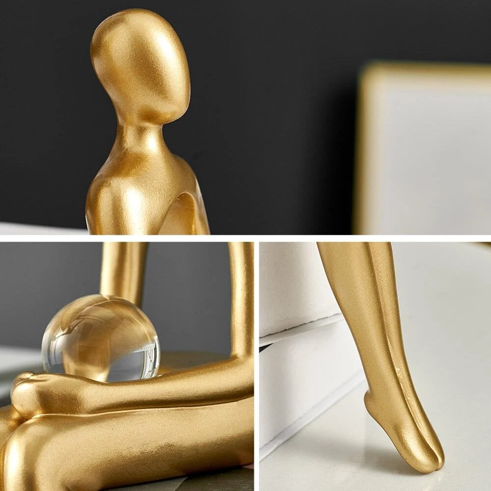 Golden_Abstract_Figurine_-_-4196671 Golden Abstract Figurine -