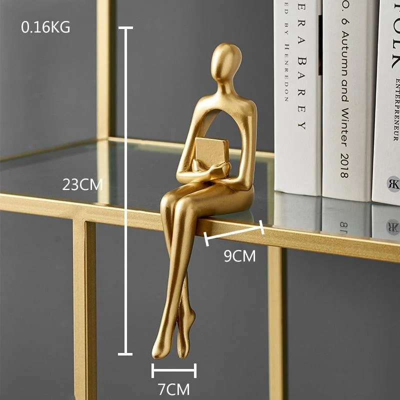Golden_Abstract_Figurine_-_-4196677 Golden Abstract Figurine -