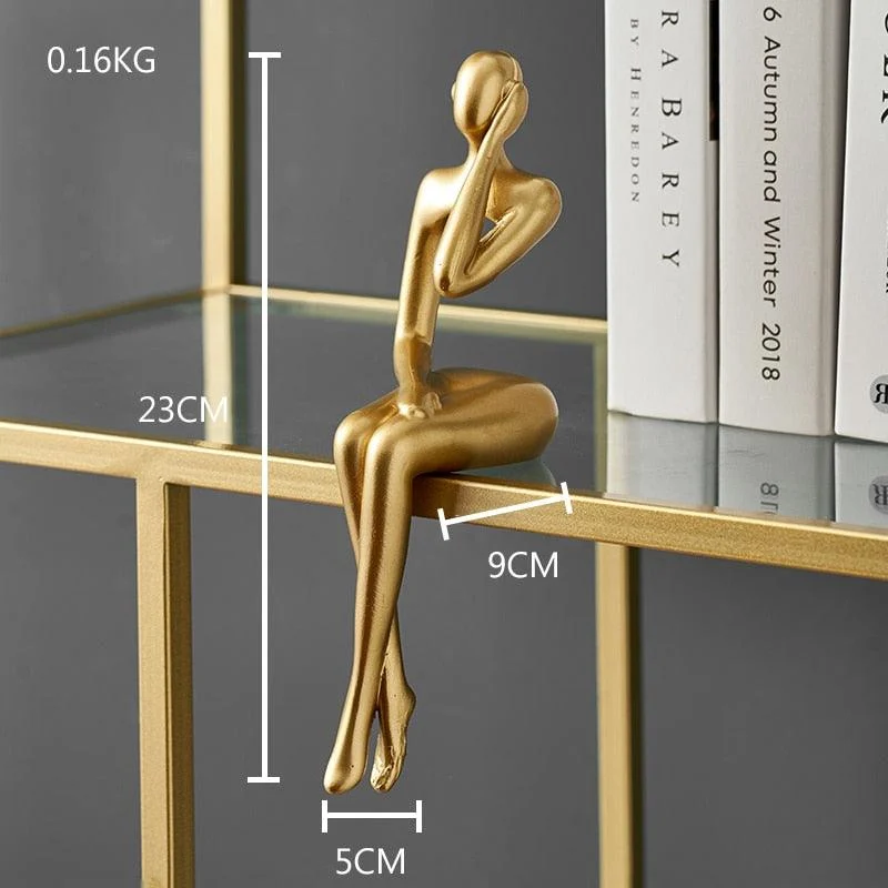 Golden_Abstract_Figurine_-_-4196680 Golden Abstract Figurine -