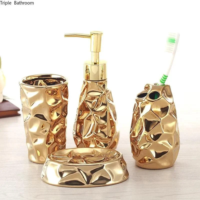 Golden_Ceramic_Bathroom_Ensemble_-_-4196708 Golden Ceramic Bathroom Ensemble -