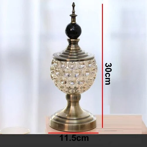 Golden_Crystal_Glass_Storage_with_Cover_-_-4196789 Golden Crystal Glass Storage with Cover -