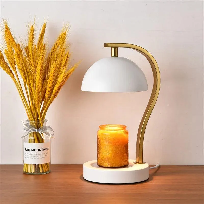 Golden_Curved_Bar_Stand_Retro_Candle_Warmer_-_-4196800 Golden Curved Bar Stand Retro Candle Warmer -