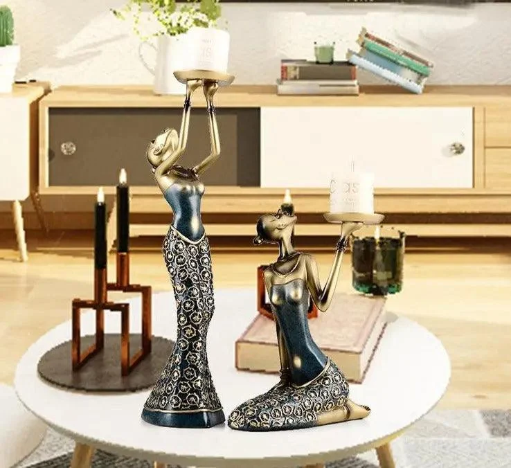 Golden_Lady_Candle_Holders_-_-4196910 Golden Lady Candle Holders -