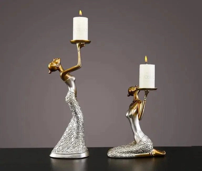 Golden_Lady_Candle_Holders_-_-4196924 Golden Lady Candle Holders -