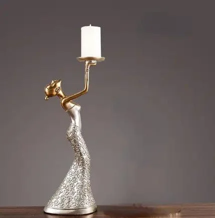 Golden_Lady_Candle_Holders_-_-4196929 Golden Lady Candle Holders -