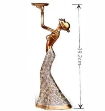 Golden_Lady_Candle_Holders_-_-4196935 Golden Lady Candle Holders -