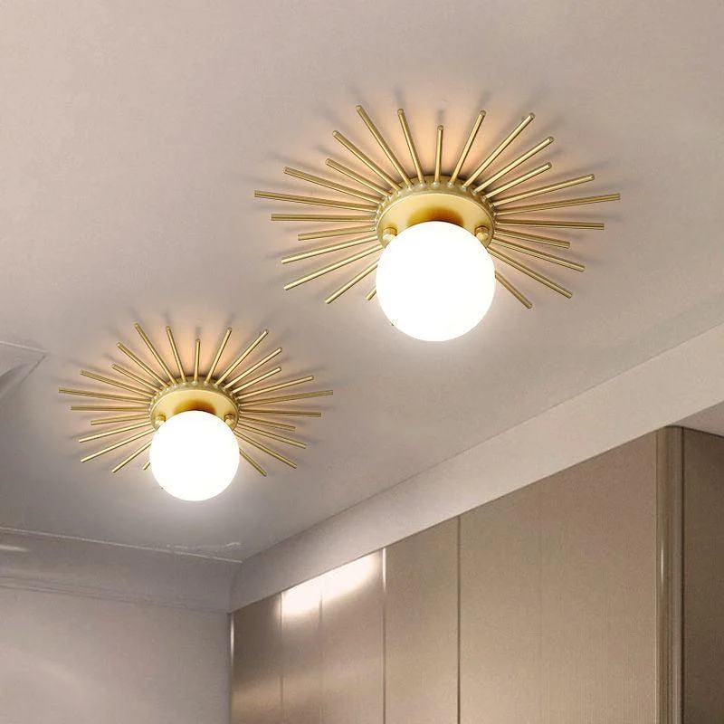 Golden_Spherical_Ceiling_Lamp_with_Frosted_Glass_-_-_tag1_-4244421 Golden Spherical Ceiling Lamp with Frosted Glass - - #tag1#