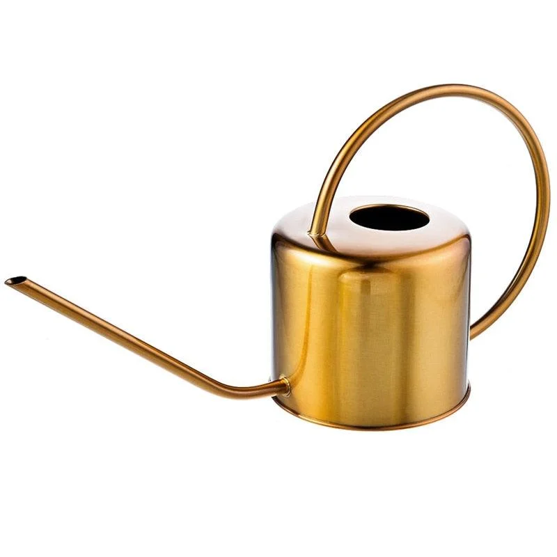Golden Stainless Steel Watering Can -