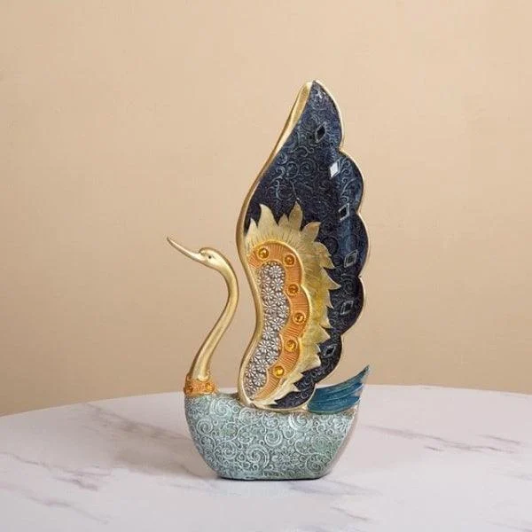 Golden_Swan_Figurine_-_-4197156 Golden Swan Figurine -
