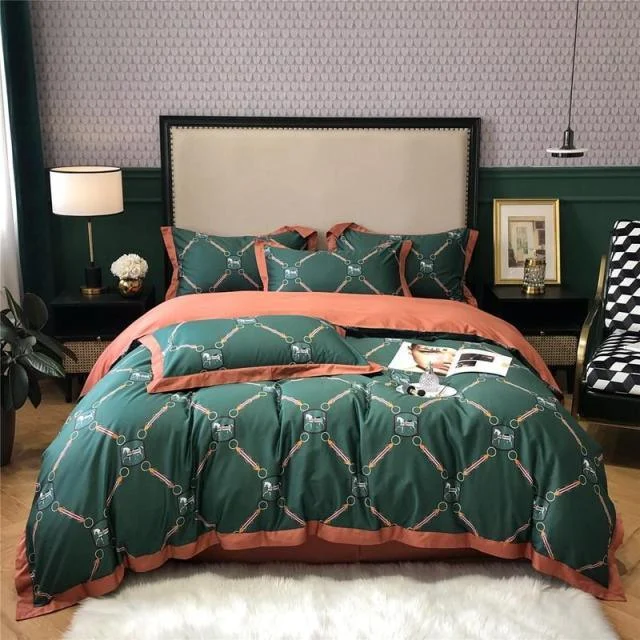GoldmineVintageEgyptianCottonBedSet-Homeko7 Goldmine Vintage Egyptian Cotton Bed Set - Homeko