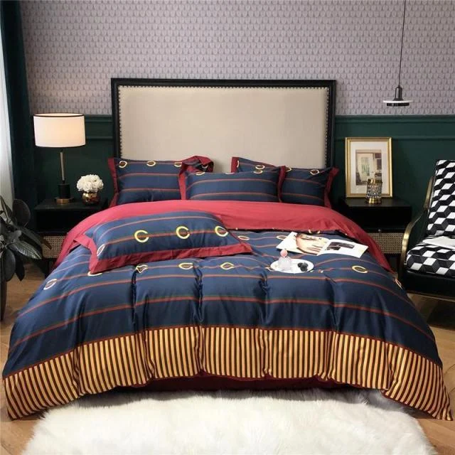 GoldmineVintageEgyptianCottonBedSet-Homeko8 Goldmine Vintage Egyptian Cotton Bed Set - Homeko