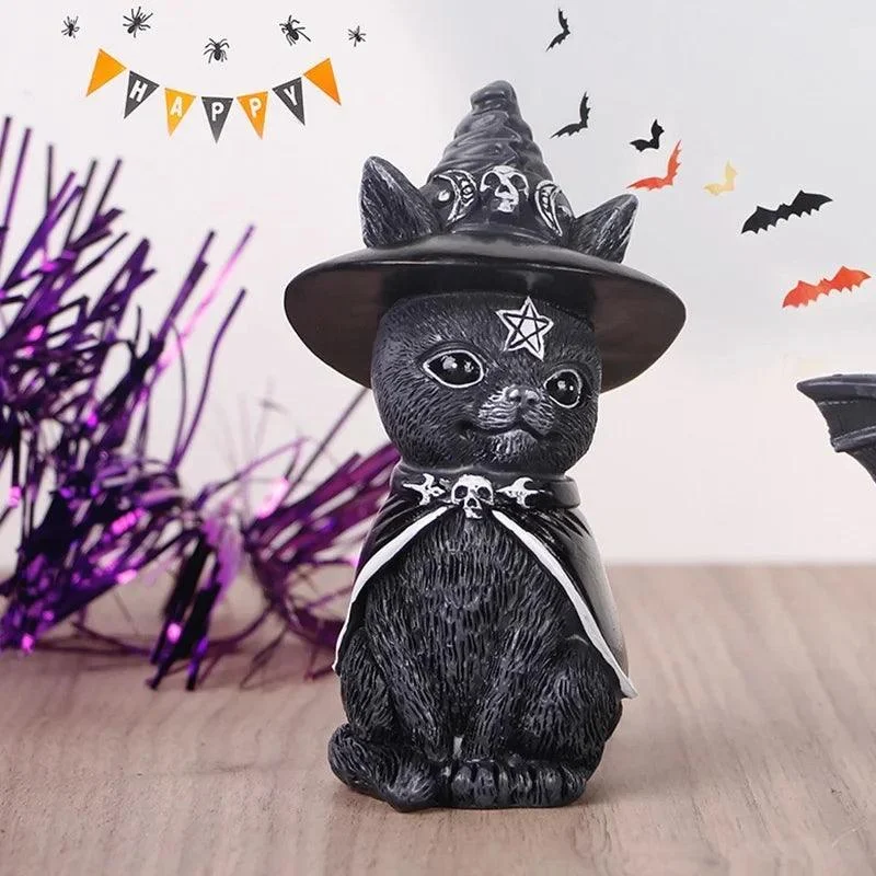 Gothic_Cat_Statue_Halloween_Magic_Decor_Craft_-_-4197483 Gothic Cat Statue: Halloween Magic Decor Craft -