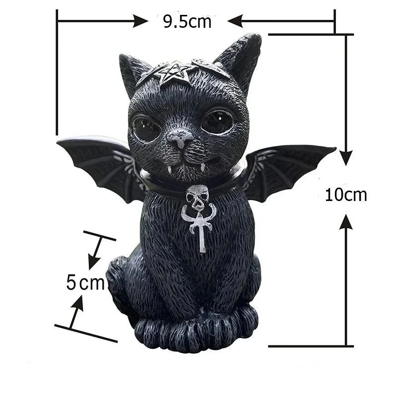 Gothic_Cat_Statue_Halloween_Magic_Decor_Craft_-_-4197492 Gothic Cat Statue: Halloween Magic Decor Craft -