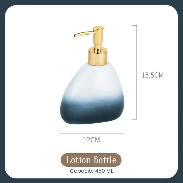 GradientCeramicBathroomWashSet-Homeko1 Gradient Ceramic Bathroom Wash Set - Homeko