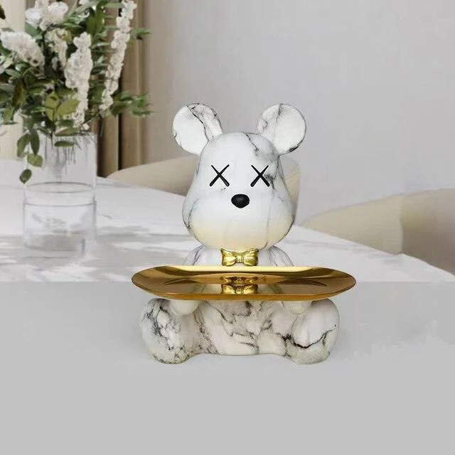 GraffitiTeddyBearTray-Homeko12 Graffiti Teddy Bear Tray - Homeko