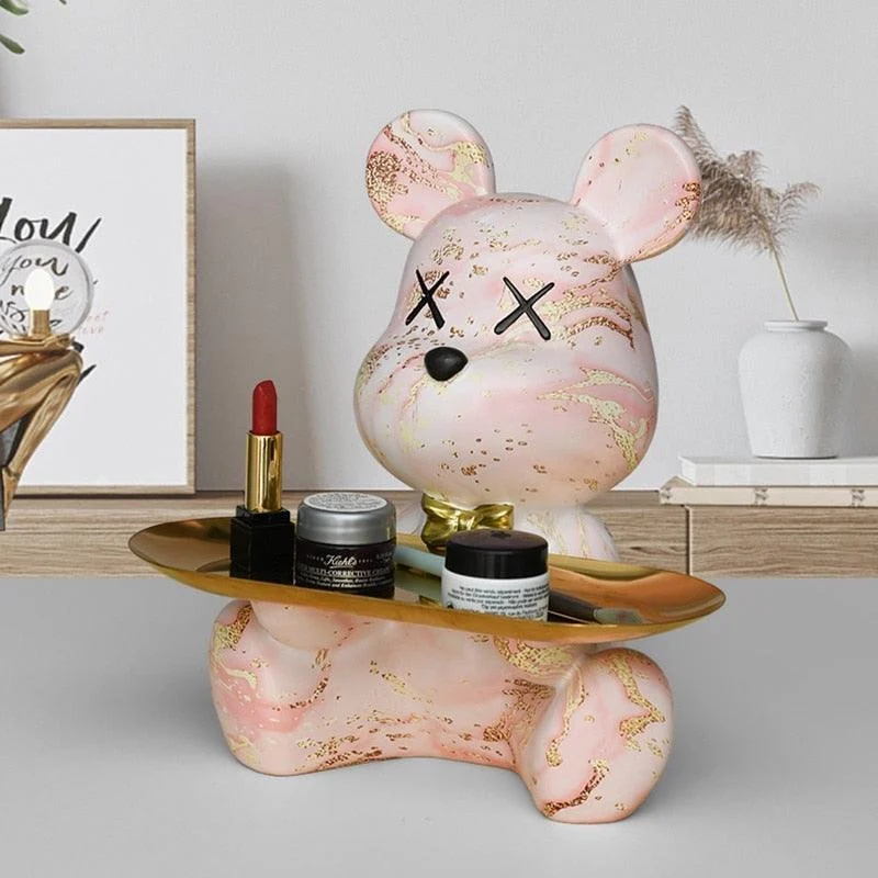 GraffitiTeddyBearTray-Homeko3 Graffiti Teddy Bear Tray - Homeko