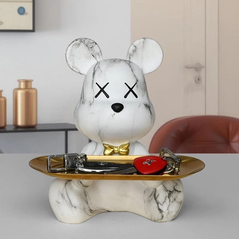 GraffitiTeddyBearTray-Homeko5 Graffiti Teddy Bear Tray - Homeko