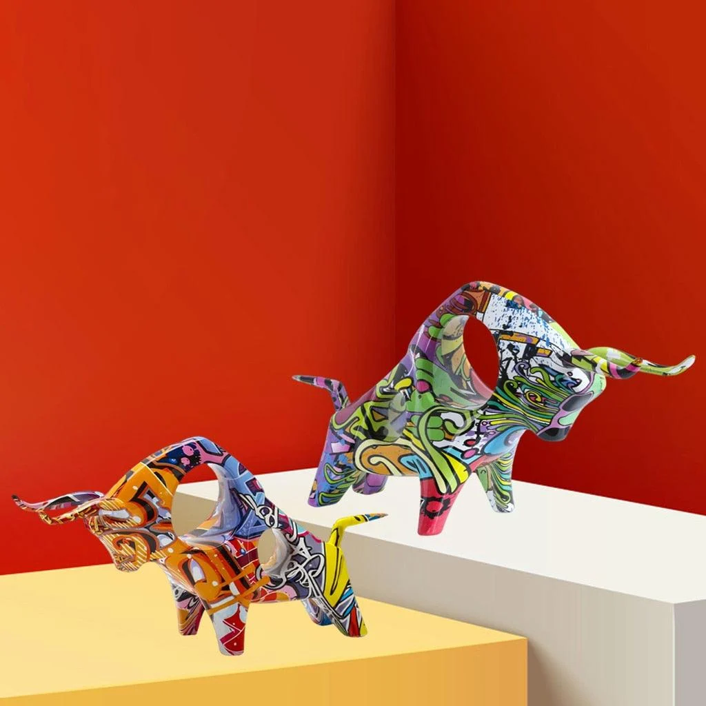 Graffiti_Art_Bull_Sculpture_-_-4197656 Graffiti Art Bull Sculpture -