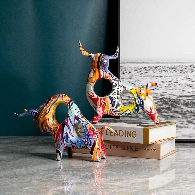 Graffiti_Painted_Cattle_Animal_Ox_Statue_-_-4197795 Graffiti Painted Cattle Animal Ox Statue -