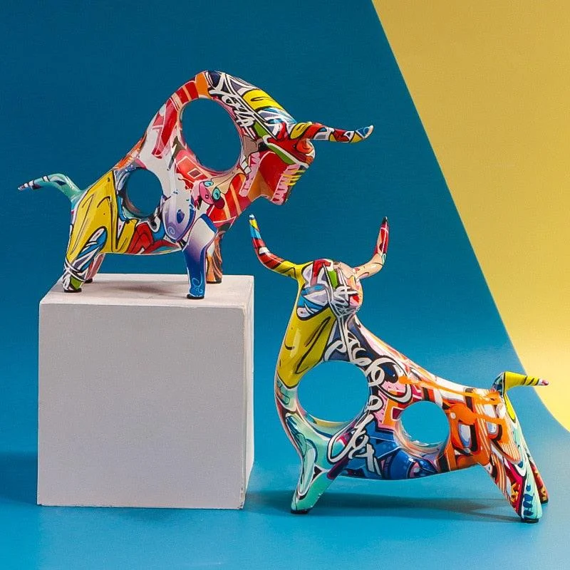 Graffiti_Painted_Cattle_Animal_Ox_Statue_-_-4197798 Graffiti Painted Cattle Animal Ox Statue -