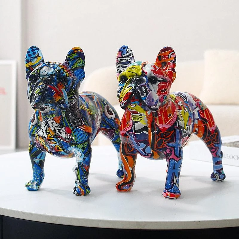 Graffiti_Painted_French_Bulldog_Dog_Art_Sculpture_-_-4197864 Graffiti Painted French Bulldog Dog Art Sculpture -