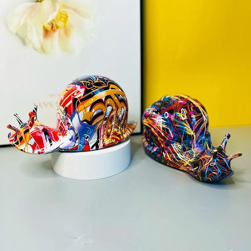 Graffiti_Painted_Snail_Art_Sculpture_-_-4197890 Graffiti Painted Snail Art Sculpture -