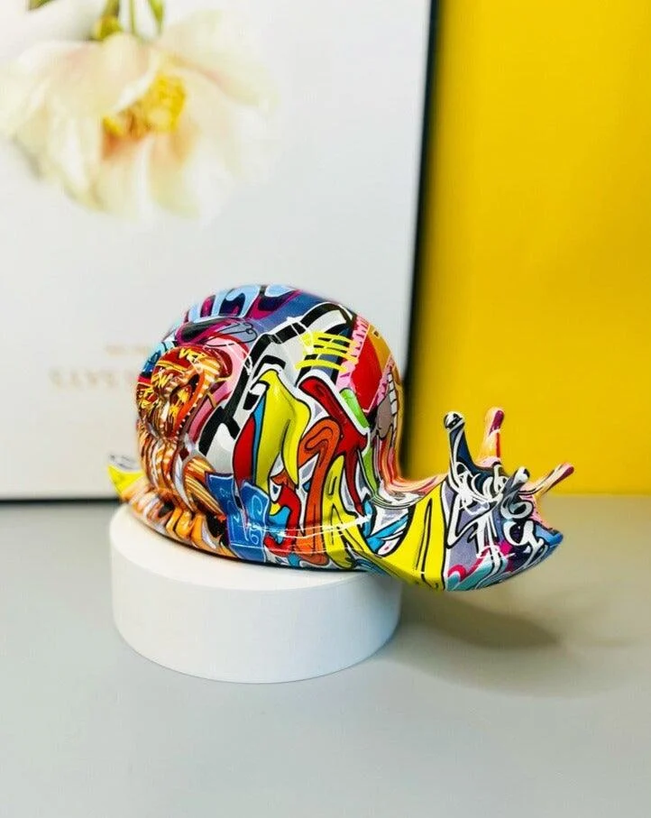 Graffiti_Painted_Snail_Art_Sculpture_-_-4197902 Graffiti Painted Snail Art Sculpture -