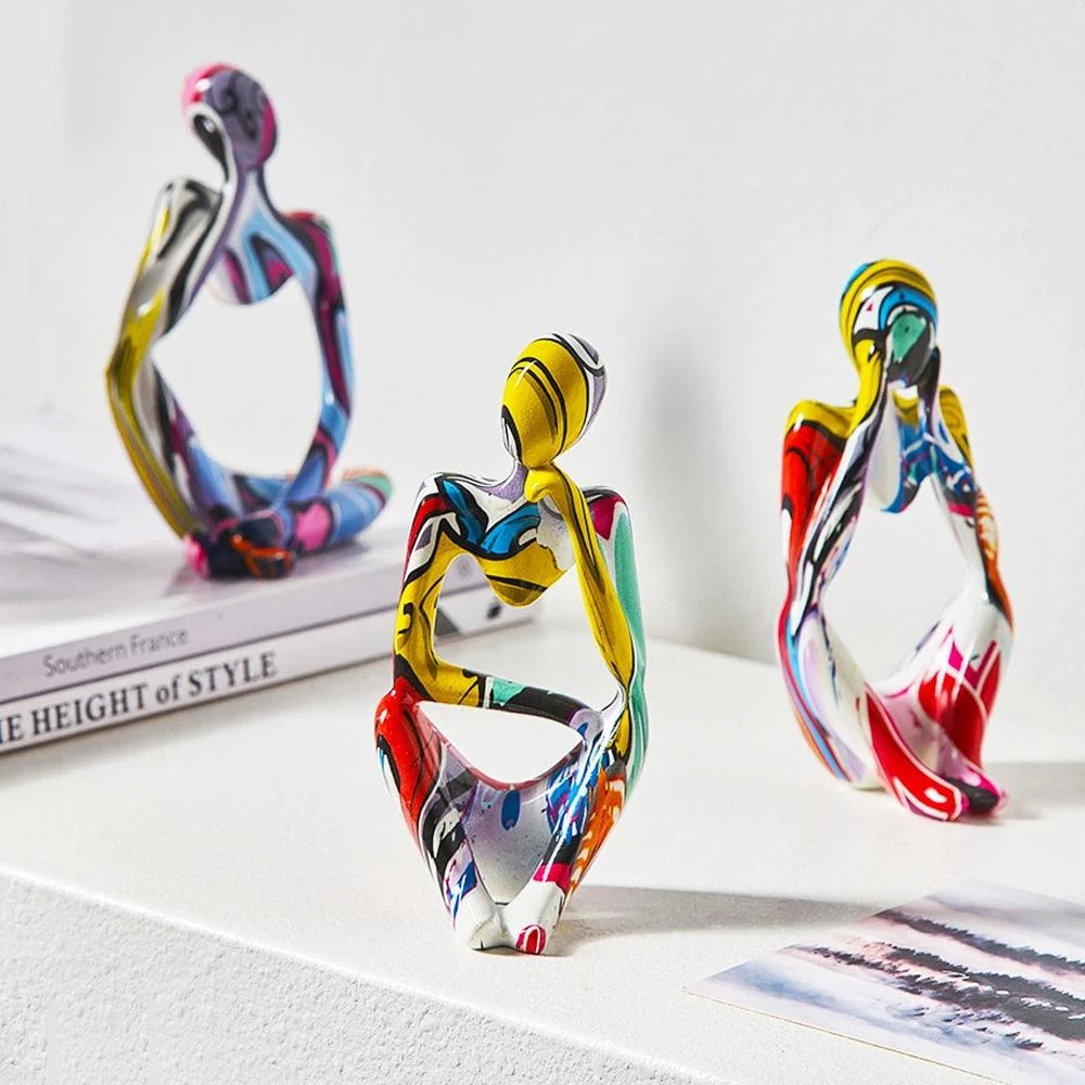 Graffiti Thinker Sculpture -