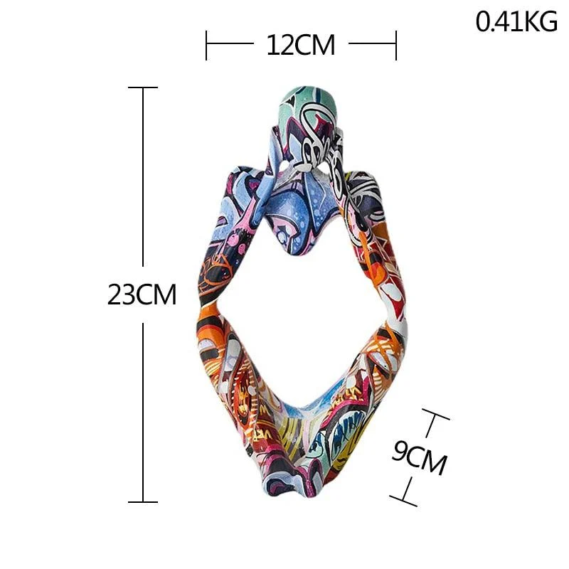 Graffiti Thinker Sculpture -