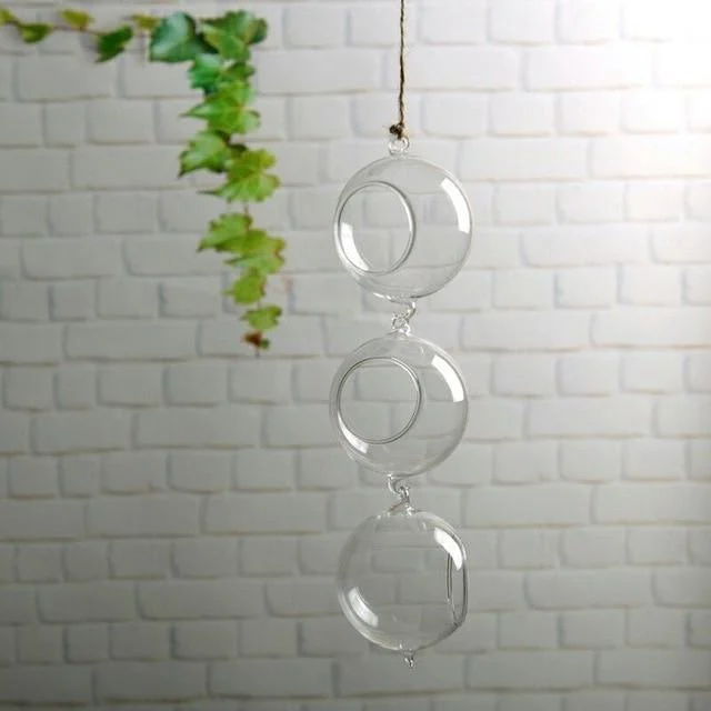 Grahaniya-DecorativeHangingBallflowerVase-Homeko7 Grahaniya - Decorative Hanging Ball flower Vase - Homeko