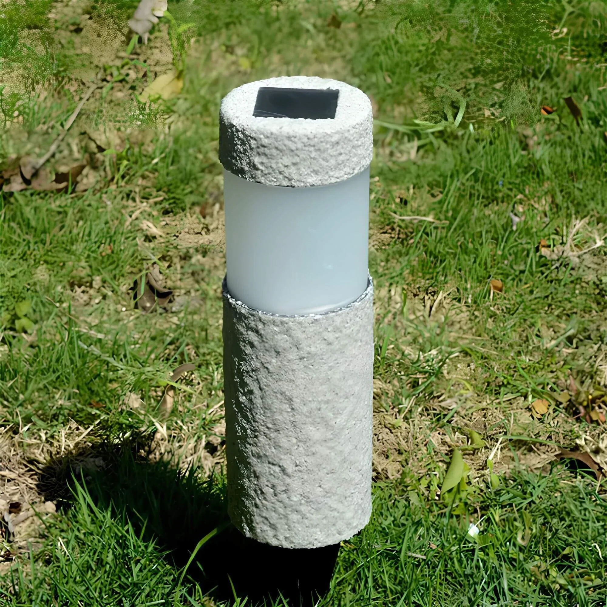 GranitGlanzSteinSaulenlampe-EleganteAussenbeleuchtungfurGartenundTerrassexlumina4 Granitglanzsteinsaulenlampe Eleganteaussenbeleuchtungfurgartenundterrassexlumina4