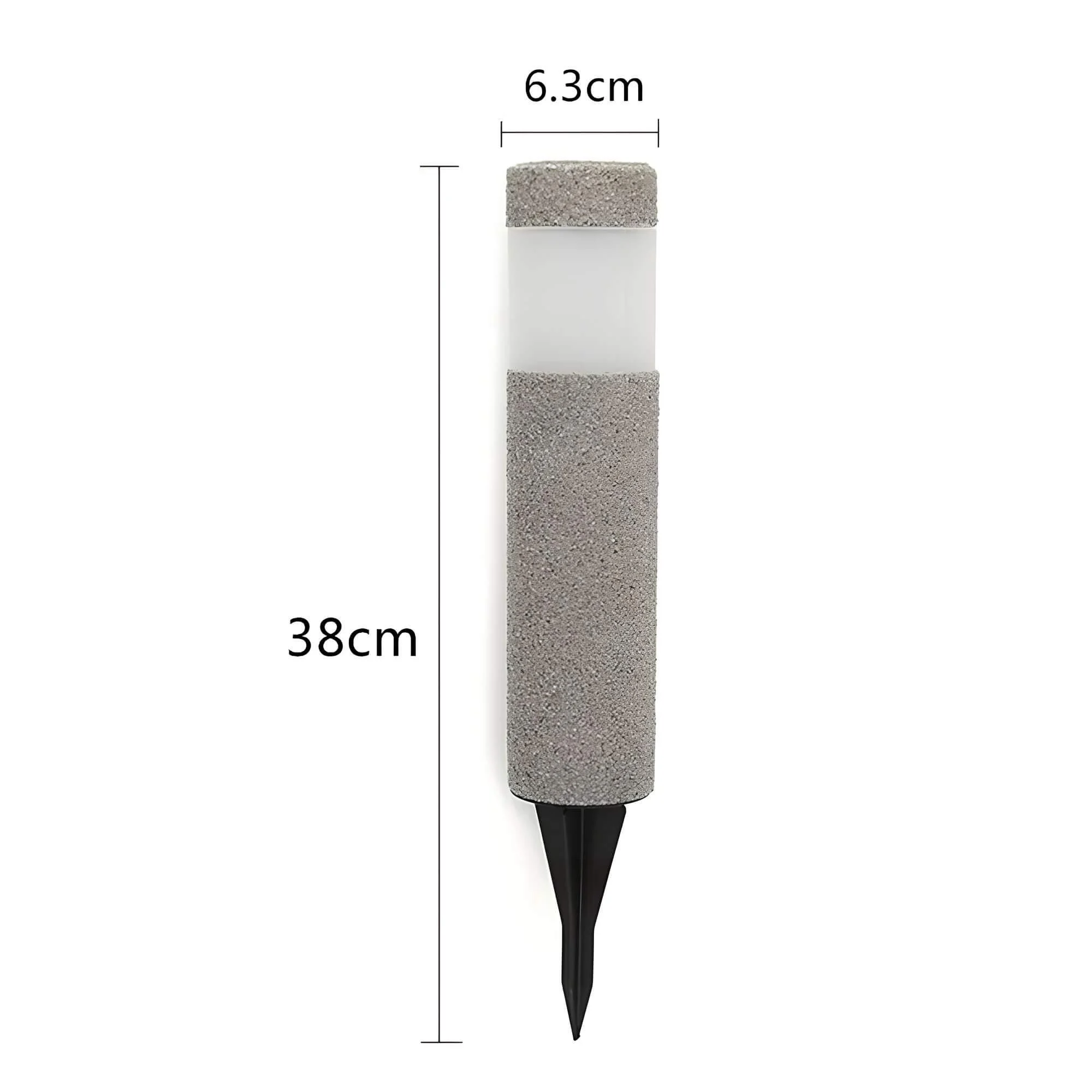 GranitGlanzSteinSaulenlampe-EleganteAussenbeleuchtungfurGartenundTerrassexluminamessungen Granitglanzsteinsaulenlampe Eleganteaussenbeleuchtungfurgartenundterrassexluminamessungen