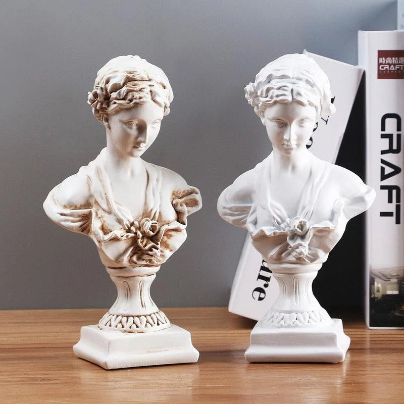 Greek Flora Girl Statue - Homeko