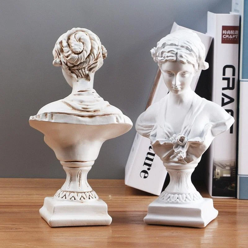 Greek Flora Girl Statue - Homeko