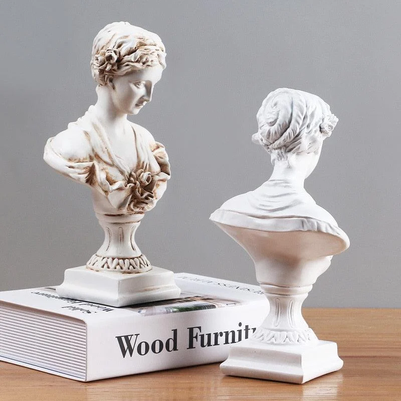 Greek Flora Girl Statue - Homeko