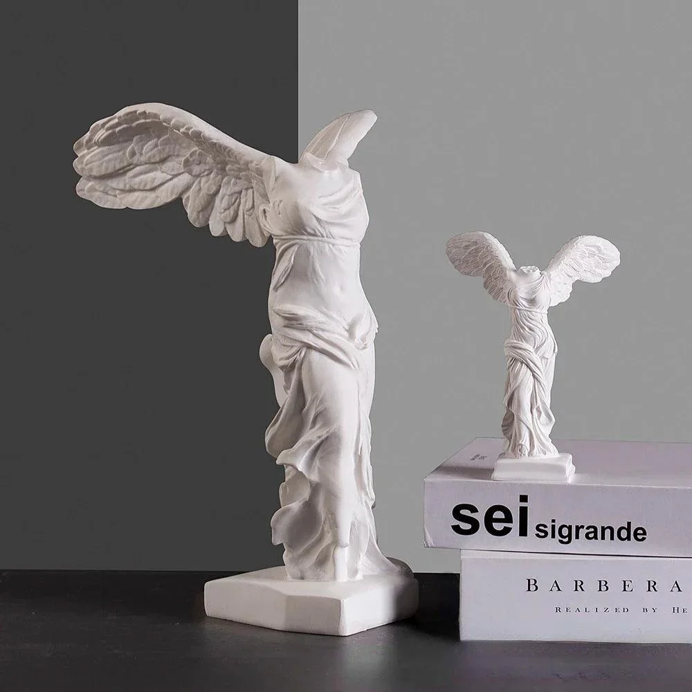 Greek Goddess of Victory Resin Angel Sculptures and Statues Figurine Decoration -