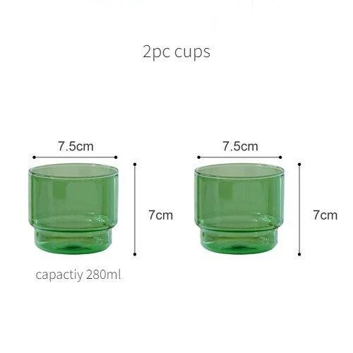 Green_Glass_Teacup_Saucer_Sets_-_-_tag1_-4246018 Green Glass Teacup & Saucer Sets - - #tag1#